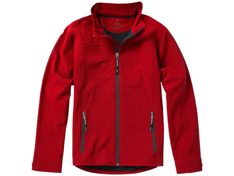 Куртка софтшел Langley мужская (красный) XS (Изображение 10)