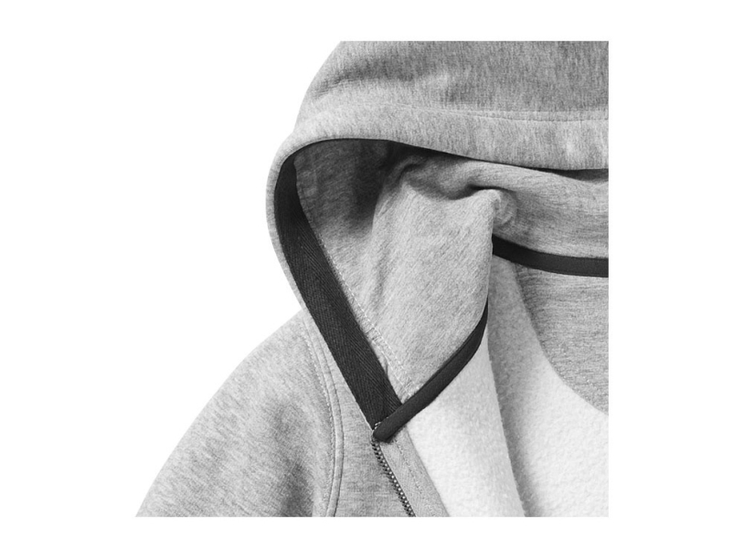 Толстовка Arora мужская с капюшоном (серый меланж) 3XL (Изображение 8)