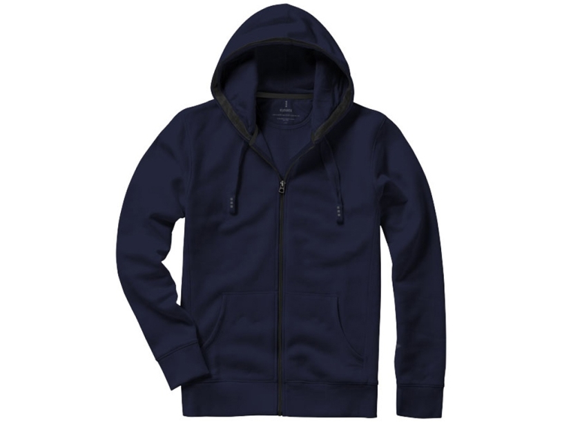 Толстовка Arora мужская с капюшоном (темно-синий) 2XL (Изображение 4)