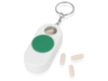 Брелок-футляр для  таблеток Pill, белый/зеленый (Изображение 2)