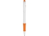 Ручка пластиковая шариковая Фиджи (оранжевый/белый)  (Изображение 2)