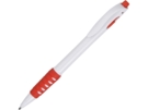 Ручка пластиковая шариковая Фиджи (красный/белый) 