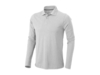Рубашка поло Oakville мужская с длинным рукавом (серый меланж) 2XL (Изображение 1)