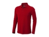 Рубашка поло Oakville мужская с длинным рукавом (красный) 3XL (Изображение 1)