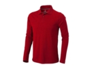 Рубашка поло Oakville мужская с длинным рукавом (красный) 3XL