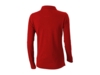 Рубашка поло Oakville женская с длинным рукавом (красный) 2XL (Изображение 2)