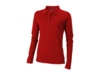 Рубашка поло Oakville женская с длинным рукавом (красный) XL (Изображение 1)