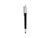 Ручка-стилус шариковая Salta, черный/серебристый, синие чернила (Изображение 3)