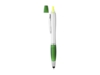 Ручка-стилус шариковая Nash с маркером (зеленый/серебристый)  (Изображение 5)