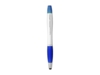Ручка-стилус шариковая Nash с маркером (серебристый/синий классический )  (Изображение 3)