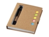 Набор стикеров Reveal с ручкой и блокнотом А7 (светло-коричневый)  (Изображение 1)