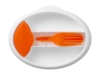 Контейнер для ланча Maalbox (оранжевый/белый/прозрачный)  (Изображение 5)