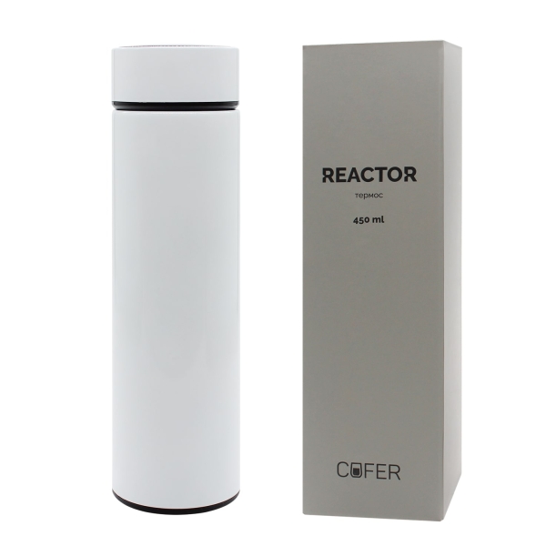 Термос Reactor с датчиком температуры (белый) (Изображение 3)
