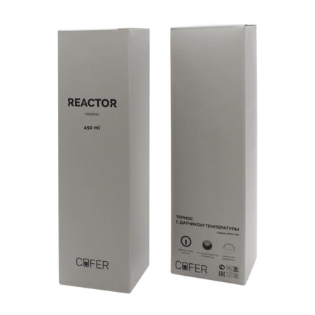 Термос Reactor с датчиком температуры (черный)