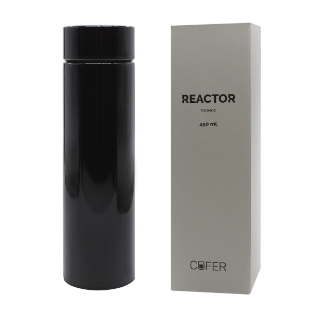 Термос Reactor с датчиком температуры (черный) (Изображение 3)