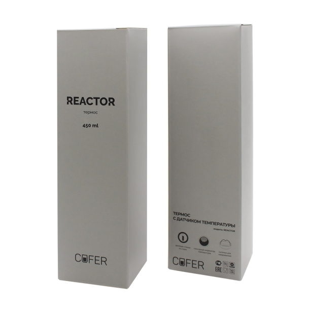 Термос Reactor с датчиком температуры (черный) (Изображение 6)