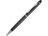 Ручка-стилус шариковая Фокстер (черный)  (Изображение 1)