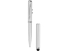 Ручка-стилус шариковая Каспер 3 в 1 (серебристый)  (Изображение 2)