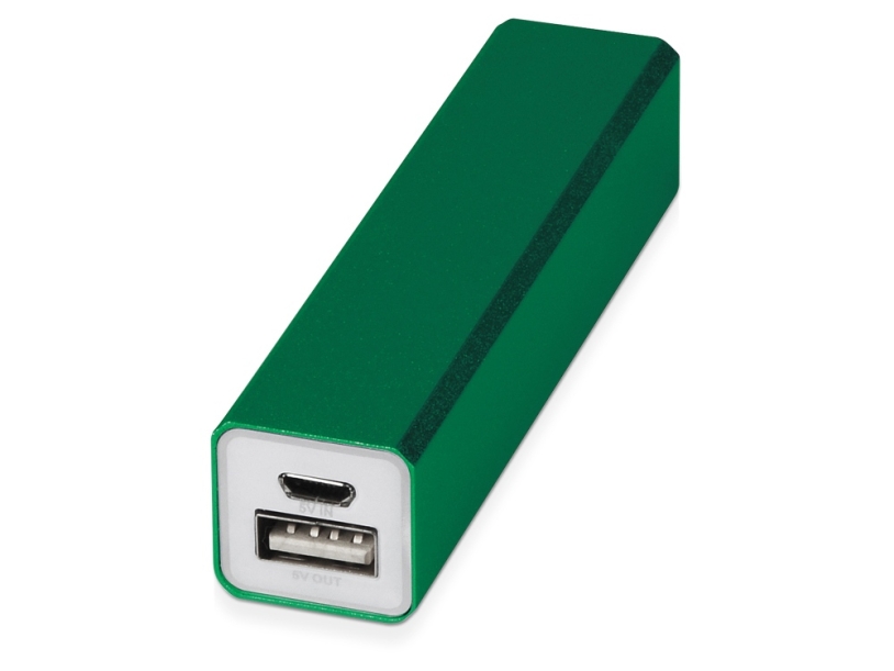 Внешний аккумулятор Брадуэлл, 2200 mAh (зеленый)  (Изображение 1)