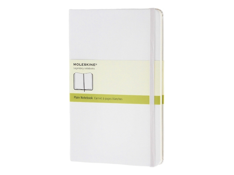 Записная книжка А5  (Large) Classic (нелинованный) (белый) A5 (Изображение 1)