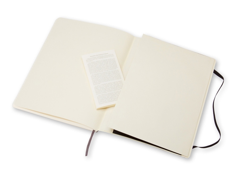 Записная книжка Moleskine Classic Soft (в линейку), ХLarge (19х25 см), черный (Изображение 4)