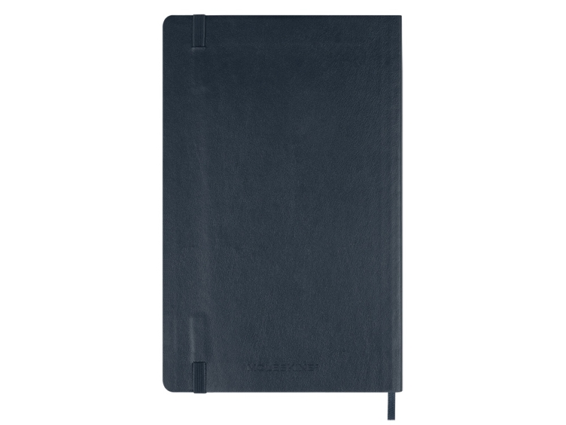 Записная книжка А5  (Large) Classic Soft (в линейку) (синий) A5 (Изображение 5)