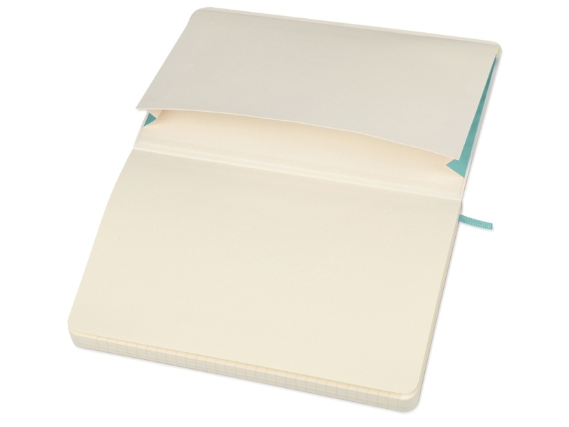Записная книжка А5  (Large) Classic Soft (в линейку) (морская волна) A5 (Изображение 3)