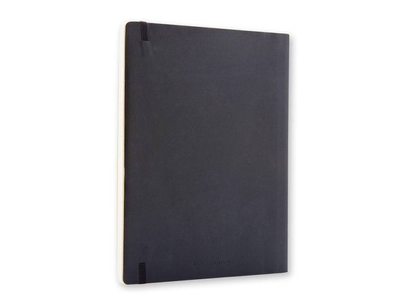 Записная книжка Moleskine Classic Soft (нелинованный), Хlarge (19х25 см), черный (Изображение 6)