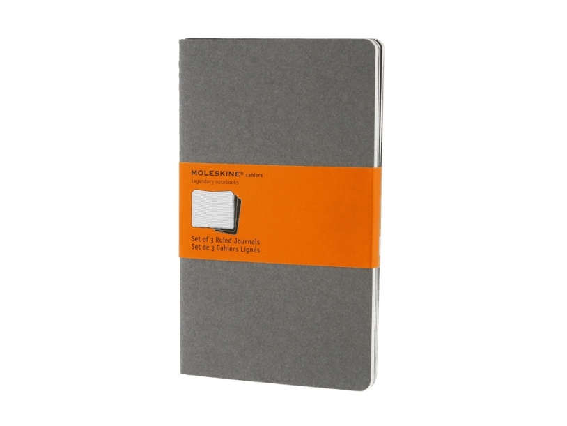 Набор записных книжек А5 Cahier (в линейку) (серый) A5 (Изображение 1)