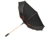 Зонт-трость Spark (черный/оранжевый)  (Изображение 4)
