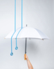 Автоматический зонт-трость с бамбуковой рукояткой Impact из RPET AWARE™, d103 см  (Изображение 5)