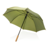 Автоматический зонт-трость с бамбуковой рукояткой Impact из RPET AWARE™, d103 см (Изображение 3)