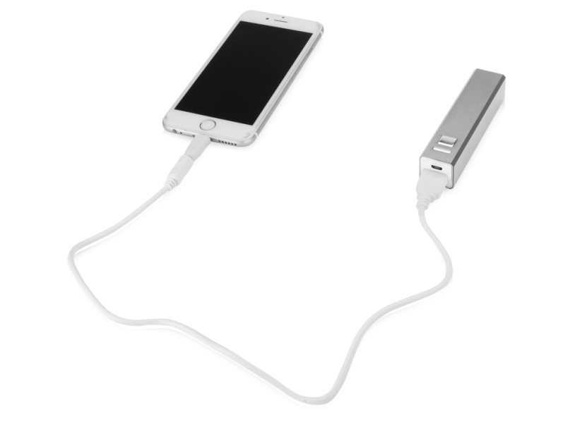 Внешний аккумулятор Спейс, 3000 mAh (серебристый)  (Изображение 2)