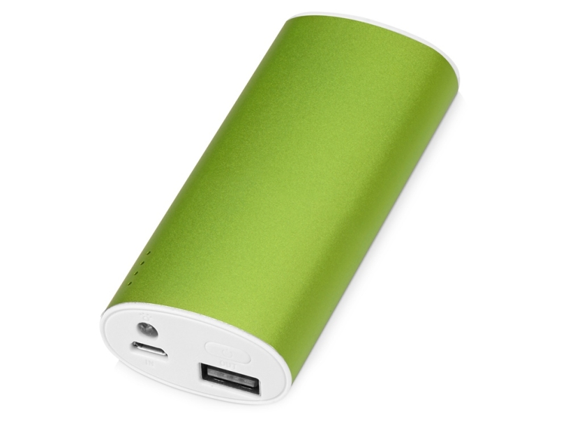 Внешний аккумулятор Квазар, 4400 mAh (зеленое яблоко)  (Изображение 1)