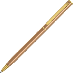 Ручка металлическая шариковая Жако (золотистый) 