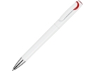 Ручка пластиковая шариковая Локи (красный/белый) 