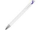 Ручка пластиковая шариковая Локи (синий/белый) 