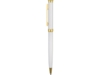 Ручка металлическая шариковая Голд Сойер (белый)  (Изображение 3)