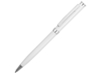 Ручка металлическая шариковая Сильвер Сойер (белый)  (Изображение 1)