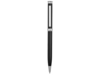 Ручка металлическая шариковая Сильвер Сойер (черный)  (Изображение 2)