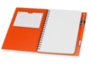 Блокнот Контакт с ручкой (оранжевый)  (Изображение 2)