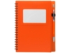 Блокнот Контакт с ручкой (оранжевый)  (Изображение 4)
