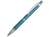 Ручка металлическая шариковая Jewel (синий/серебристый)  (Изображение 1)