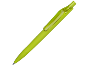 Ручка пластиковая шариковая Prodir DS6 PRR софт-тач (лайм) 