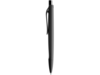 Ручка пластиковая шариковая Prodir ds6prr-Z75 софт-тач, черный с серебристой кнопкой (Изображение 2)