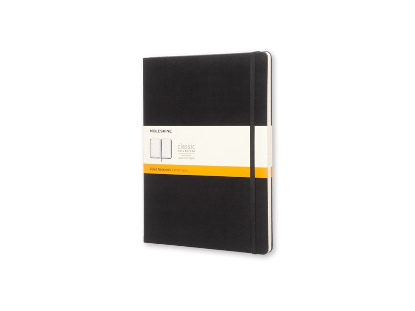 Записная книжка Moleskine Classic (в линейку), Хlarge (19х25 см), черный (Изображение 1)