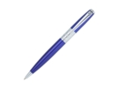 Ручка шариковая Baron (синий/серебристый) 