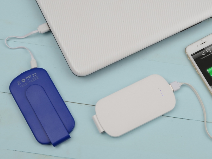 Внешний аккумулятор Pin с клипом, 4000 mAh (синий)  (Изображение 7)