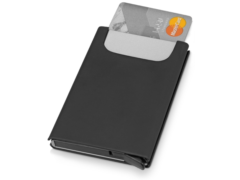 Держатель для карт Verlass c RFID-защитой, черный (Изображение 1)