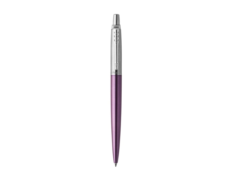 Ручка шариковая Parker Jotter Core Victoria Violet CT (фиолетовый/серебристый)  (Изображение 2)